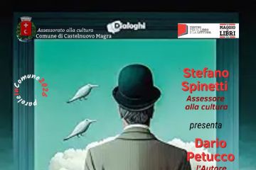 L'immagine centrale della locandina è fortemente ispirata allo stile surrealista, in particolare alle opere del celebre pittore René Magritte.
Sullo sfondo di un mare calmo e di un cielo azzurro-verde con alcune nuvole bianche, si staglia di schiena una figura maschile. L'uomo indossa una giacca grigio-verde e la tipica bombetta nera sul capo, un elemento iconico del surrealismo.
Alla sinistra dell'uomo, nel cielo, volano due uccelli stilizzati di colore bianco, posizionati l'uno sopra l'altro. Tutta la scena è racchiusa all'interno di una cornice scura, che dà l'impressione di guardare il paesaggio attraverso una finestra o all'interno di una stanza.
L'atmosfera generale dell'illustrazione evoca un senso di mistero, sogno e riflessione, richiamando perfettamente il titolo del libro presentato, "Quando i sogni vincono".