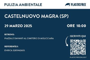 Plastic Free Castelnuovo Magra - sabato 29 Marzo 2025