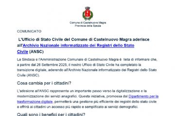Passaggio all&#39;ANSC