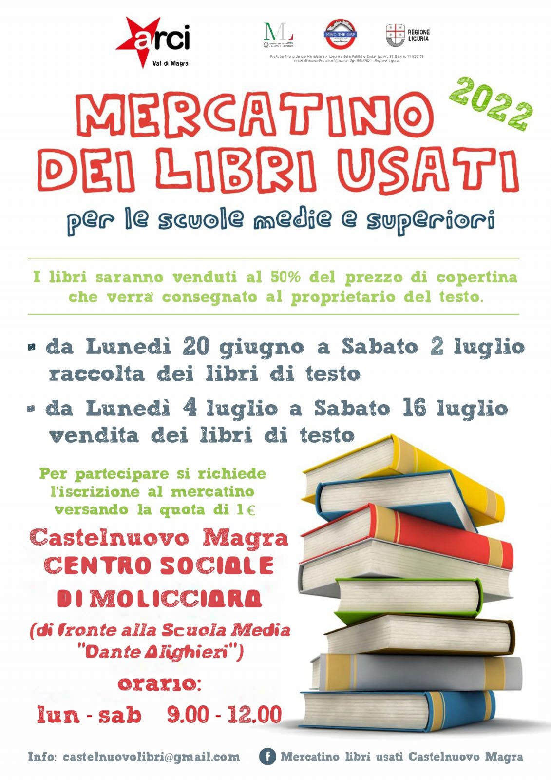 Mercatino libri scolastici ed accessori,Putignano